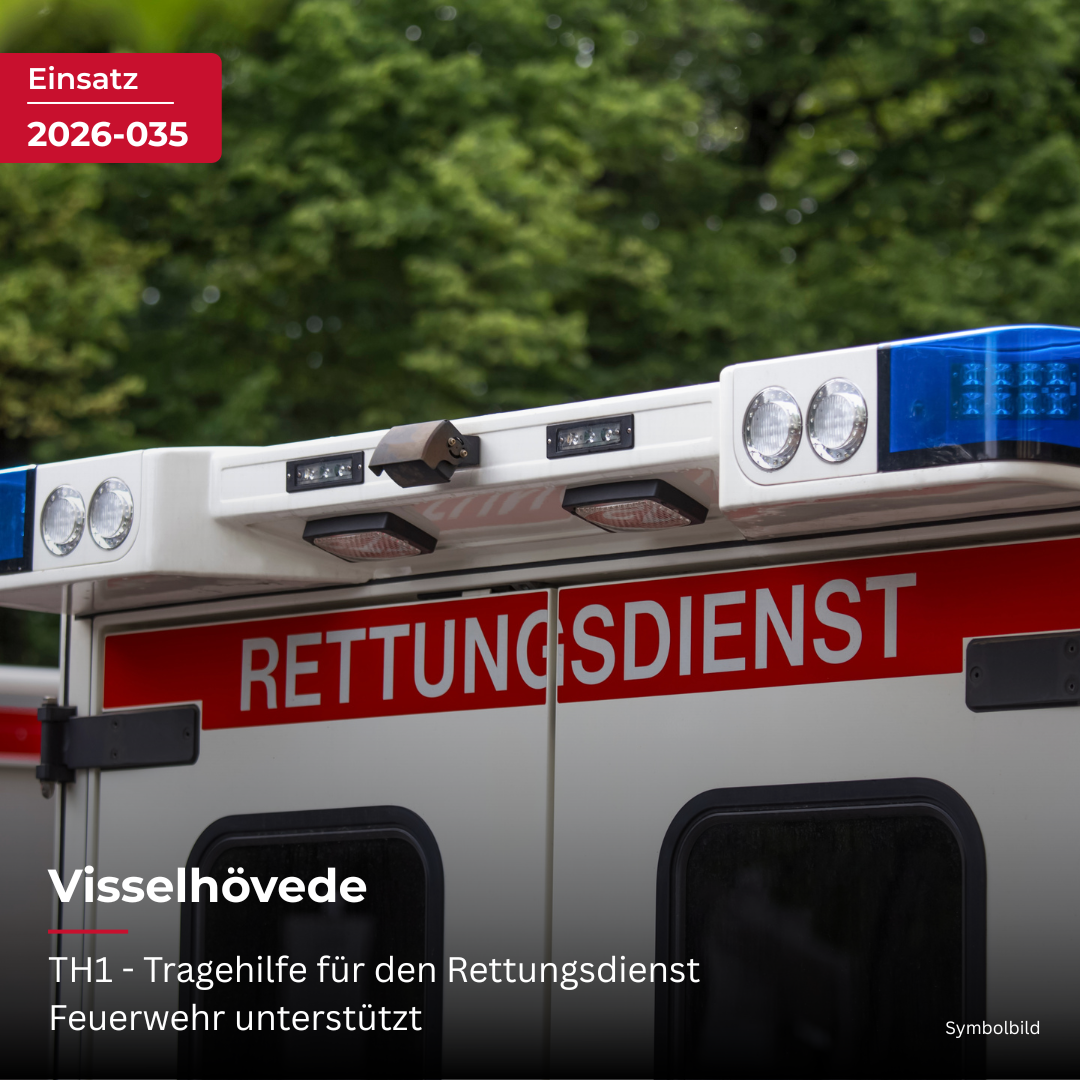 Mehr über den Artikel erfahren Feuerwehr unterstützt Rettungsdienst bei Patiententransport